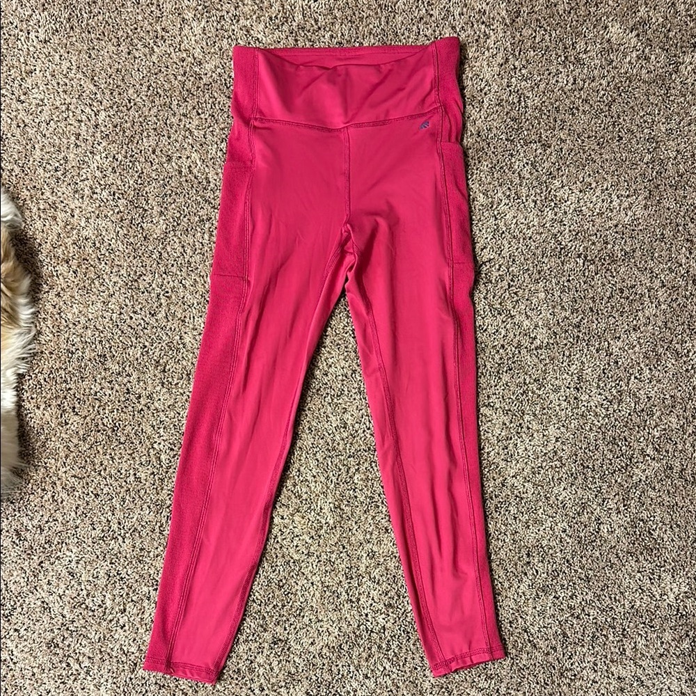 Cycle House High Waist Leggings Athletic Yoga‎ Workout Running Pants Pockets M